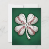 Carte de baseball de la Saint-Patrick (Devant)