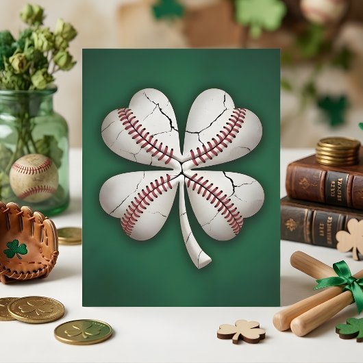 Carte de baseball de la Saint-Patrick