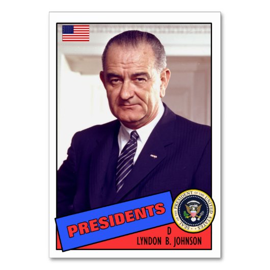 Carte de baseball de Lyndon B. Johnson (Par défaut)