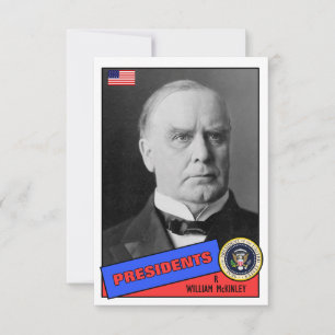 Carte de baseball de William McKinley