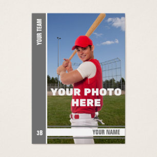 Carte de baseball Gris Gris - Statistiques Personn