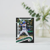 Carte de baseball Lively Green Black (Debout devant)