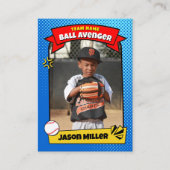 Carte de baseball personnalisée, carte de baseball (Devant)