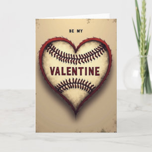 Carte de Baseball pour la Saint-Valentin