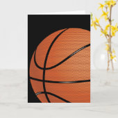Carte de basket-ball (Fleur jaune)