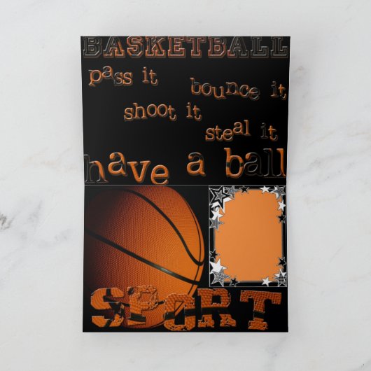 Carte de basket-ball (Intérieur)