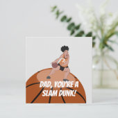 Carte de basketball Papa Slam Dunk (Debout devant)