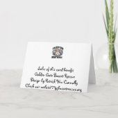 Carte de basset de vacances de Viking (Dos)