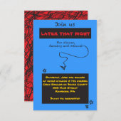 Carte de Bat mitzvah de bar tellement DÉCONTRACTÉE (Devant / Derrière)