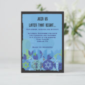 Carte de Bat mitzvah de soirée à la barre STEPPES (Debout devant)