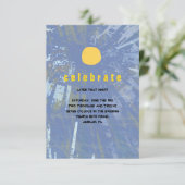 Carte de Bat mitzvah du Sunset Tree of Life Bar (Debout devant)