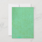 Carte de Bat mitzvah vintage JAUNE (Dos)