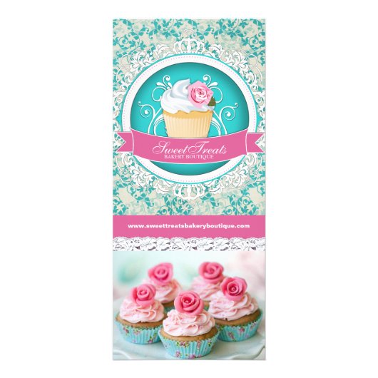 Carte de bâti de boutique Cupcake personnalisable (Devant)