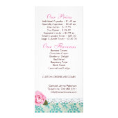 Carte de bâti de boutique Cupcake personnalisable (Dos)
