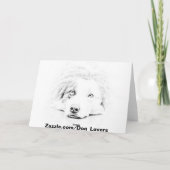 Carte de Beagle Puppy dog Valentines (Dos)