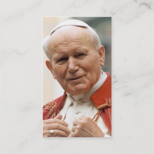 Carte de béatification Jean-Paul II (Devant)