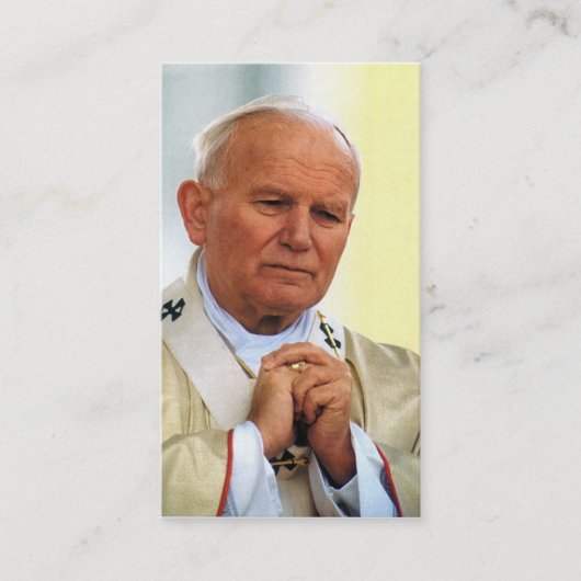 Carte de béatification Jean-Paul II (Devant)