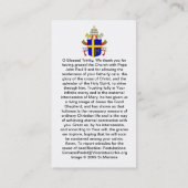 Carte de béatification Jean-Paul II (Dos)