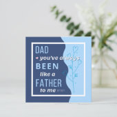 Carte de beau-père, comme un père (Debout devant)