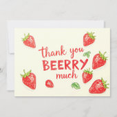 Carte de beaucoup de Merci en jeu Berry (Devant)