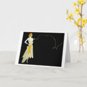 Carte de beauté américaine (Fleur jaune)