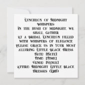 Carte de beauté noire LBD : Sophistication sans ef (Dos)