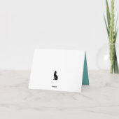 Carte De Beaux Animaux De Bois Viennent S'Étendre Dans L (Dos)