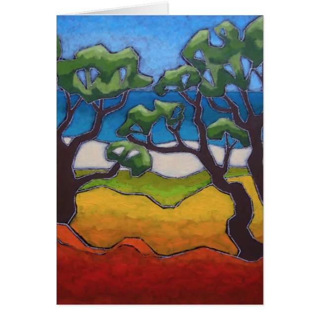 Carte de beaux-arts d'une peinture originale (Devant)