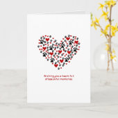 Carte de Beaux Souvenirs (Fleur jaune)