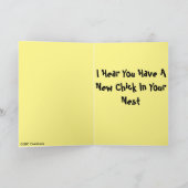 Carte de bébé congratulée (Intérieur)