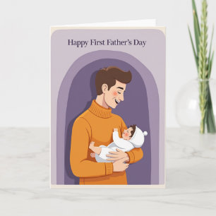 Carte de bébé pour la journée des parents joyeux