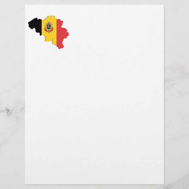 Carte de Belgique (Devant)