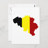 Carte de Belgique (Devant / Derrière)