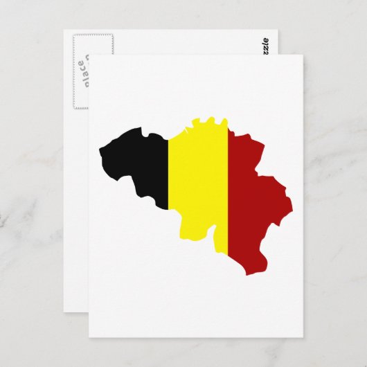 Carte de Belgique (Devant / Derrière)