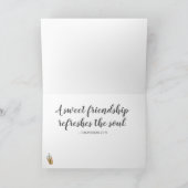 Carte de belle amitié (Intérieur)