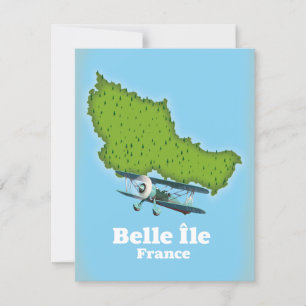 Carte de Belle Île France
