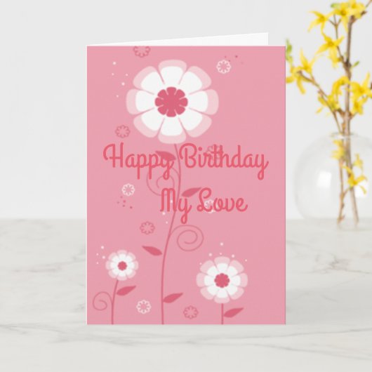 CARTE DE BELLES EXPRESSIONS (Fleur jaune)