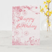 CARTE DE BELLES EXPRESSIONS (Fleur jaune)