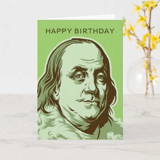 Carte de Ben Franklin (Fleur jaune)