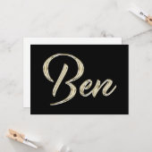 Carte de Ben White Gold (Devant/Arrière en situation)