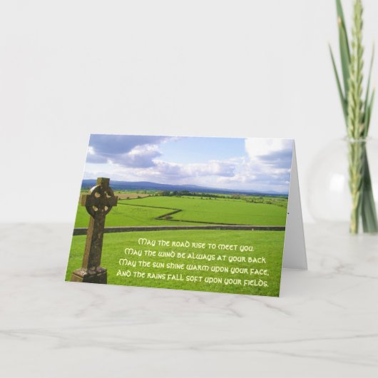 Carte de Benediction Celtique (Devant)