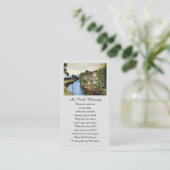 Carte de bénédiction commémorative de prière (Debout devant)