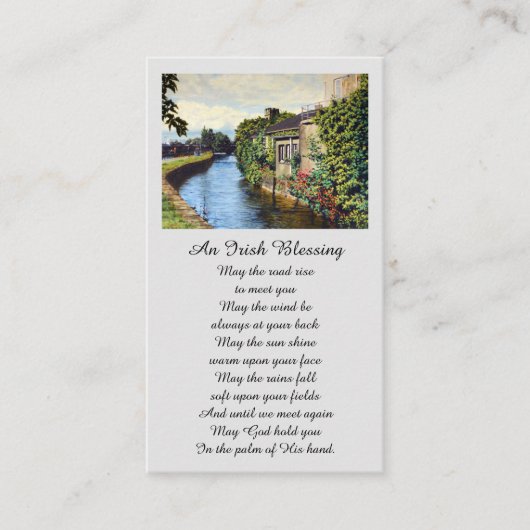 Carte de bénédiction commémorative de prière (Devant)