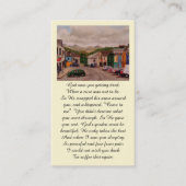 Carte de bénédiction commémorative de prière (Devant)