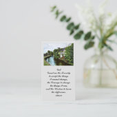 Carte de bénédiction commémorative de prière (Debout devant)