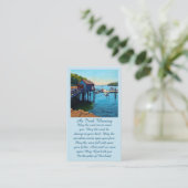 Carte de bénédiction de la prière commémorative (Debout devant)