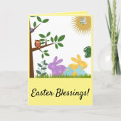 Carte de Bénédiction de Pâques (Devant)