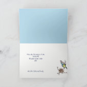 Carte de bénédiction de Pâques de la Fête des Cerf (Intérieur)