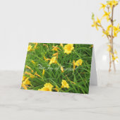 Carte de Bénédiction de Pâques joyeux (Fleur jaune)