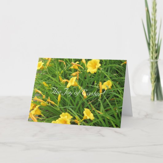 Carte de Bénédiction de Pâques joyeux (Devant)